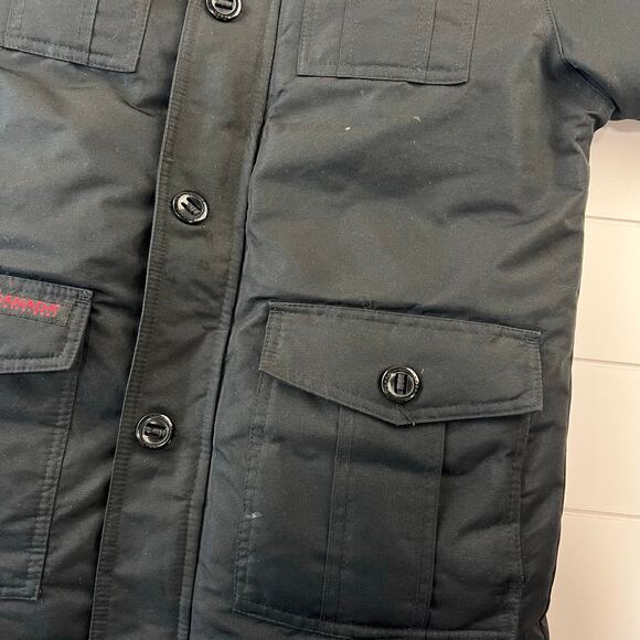 Canada Weather Gear Kids Unisex Black Puffer Coat Parka size XL 18/20 - Picture 11 of 11